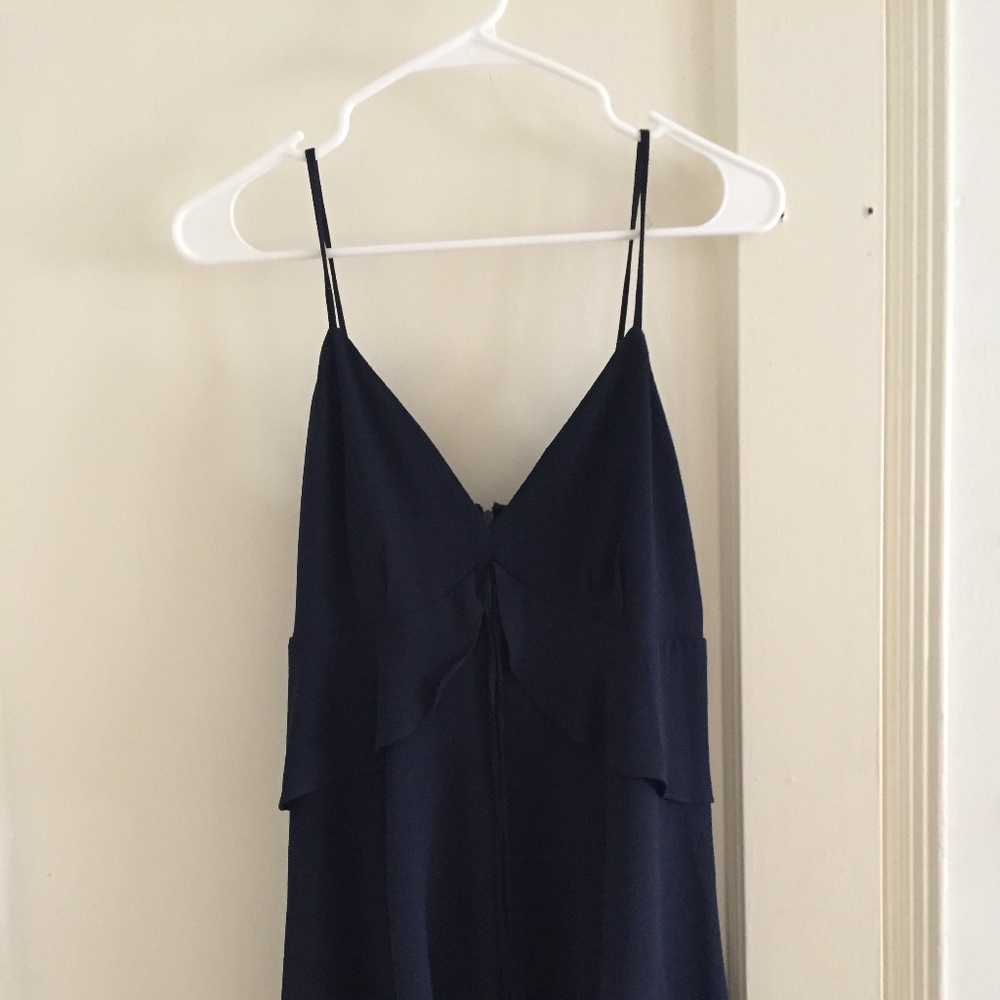 Altion Gray Navy Sleeveless Blouse